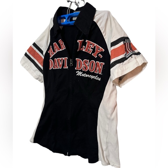 Harley-Davidson Tops - TiVintage Harley-Davidson Women’s Biker Vest - Size M (Fits Like M/S)